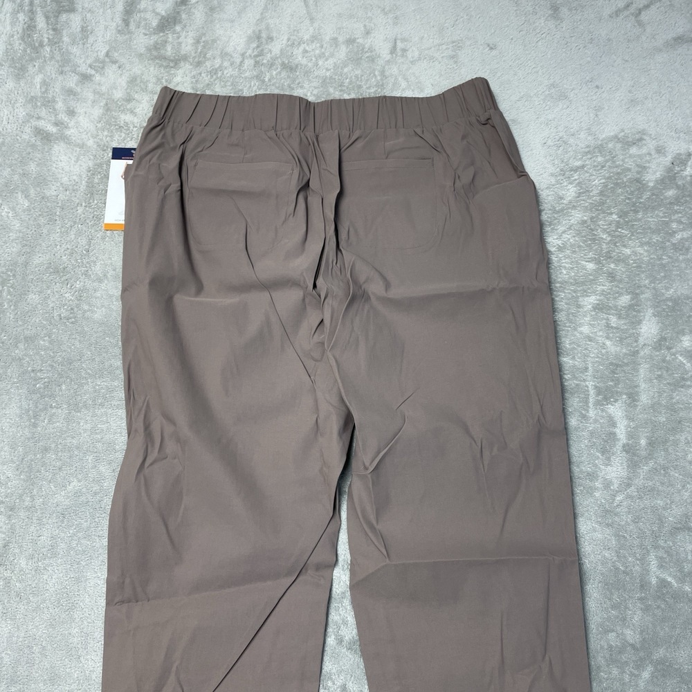 Modern Ambition Women's XXL High-Rise Travel Pant Brown H0789 - Picture 9 of 9